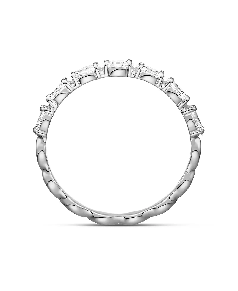 Swarovski Vittore Marquise Cut Rhodium Plated Ring
