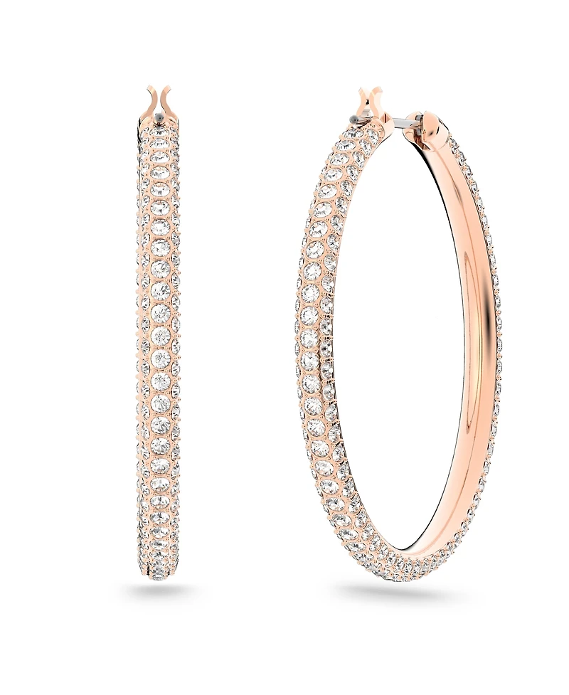 Swarovski Stone Hoop Earrings