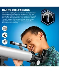 Discovery #Mindblown Telescope with Tripod, 50X and 100X Lenses