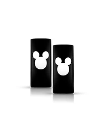 JoyJolt Disney Luxury Mickey Mouse Crystal 17 oz Highball Glass, Set of 2