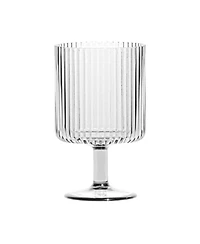 Abode Homewares Mesa Stacking Goblet Premium Acrylic Goblet Glasses, Set of 6