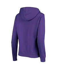 Women's Colosseum Purple Lsu Tigers Loud and Proud Pullover Hoodie