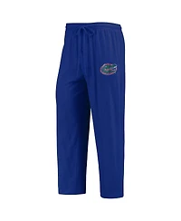 Men's Concepts Sport Royal, Heathered Charcoal Florida Gators Meter Long Sleeve T-shirt and Pants Sleep Set