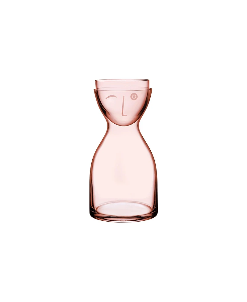 Nude Glass Mr. & Mrs. Night Carafe, Short