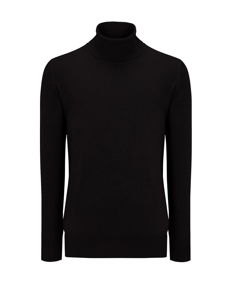 Ron Tomson Men's Modern Roll Neck Sweater