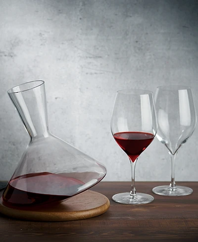 Nude Glass Balance Decanter with Terroir Wine Glasses, Set of 3