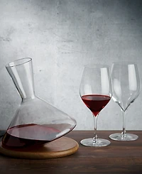Nude Glass Balance Decanter with Terroir Wine Glasses, Set of 3