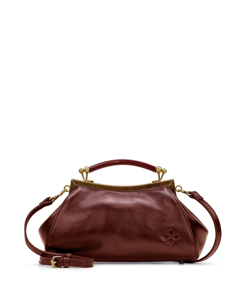 Patricia Nash Kelmscott Small Leather Frame Bag