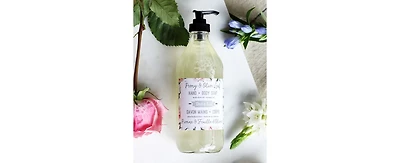 Dot & Lil Peony & Olive Leaf Hand + Body Soap, 16 oz.