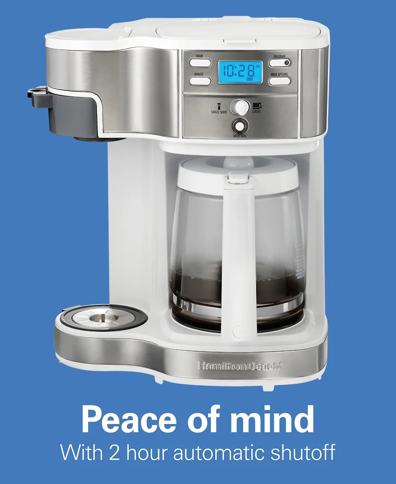 Hamilton Beach 2-Way Programmable Single Serve & 12-Cup Coffee Maker
