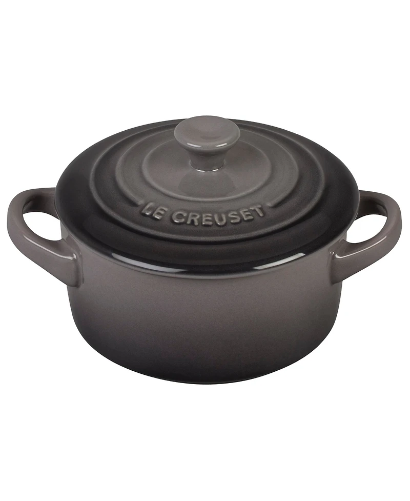 Le Creuset Stoneware 8 oz. Mini Round Cocotte with Lid