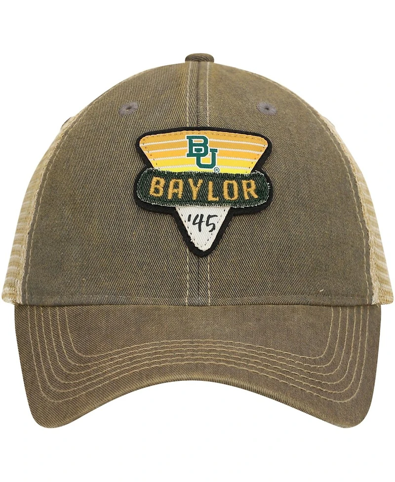 Men's Gray Baylor Bears Legacy Point Old Favorite Trucker Snapback Hat
