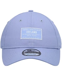 Men's New Era Lavender Ireland National Team Wordmark Patch 9TWENTY Adjustable Hat