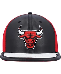 Men's Mitchell & Ness Black Chicago Bulls Day One Snapback Hat