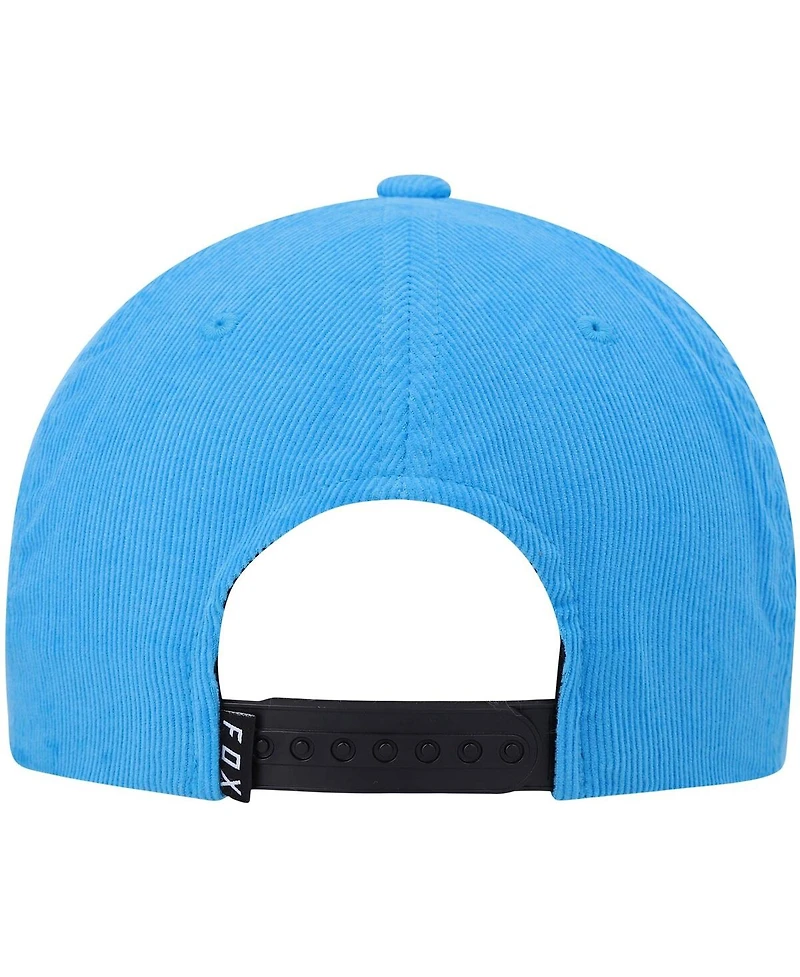 Men's Blue Fox Racing Brushed Snapback Hat
