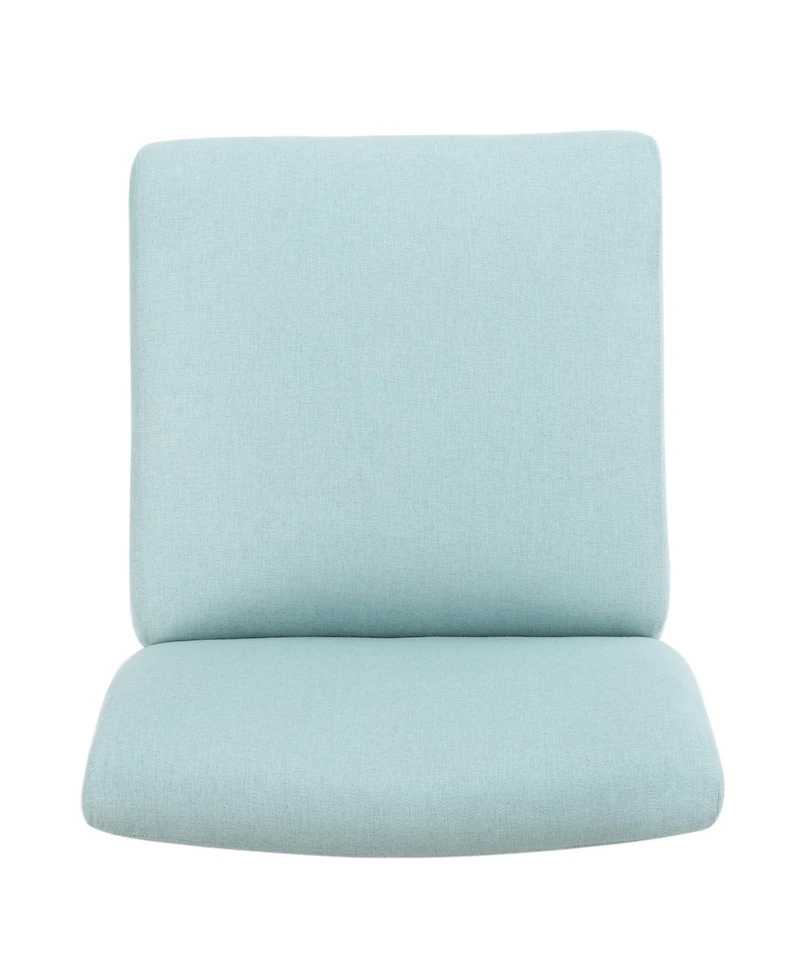 Kassi Contemporary Fabric Slipper Accent Chair
