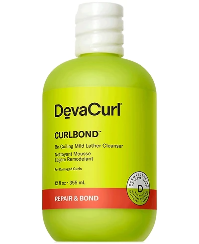 DevaCurl CurlBond Re-Coiling Mild Lather Cleanser, 12 oz., from Purebeauty Salon & Spa