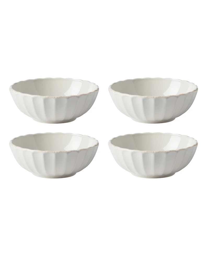 Lenox French Perle Berry Holiday All-Purpose Bowls, Set of 4