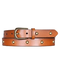 Lucky Brand Women's Metal Stud Leather Pant Belt