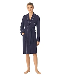Lauren Ralph Quilted Shawl Collar Short Robe