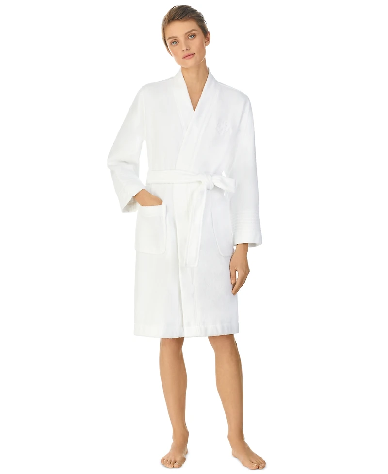 Lauren Ralph Greenwich Woven Terry Bath Robe