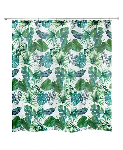 Avanti Viva Palm Printed Shower Curtain, 72" x 72"