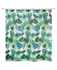 Avanti Viva Palm Printed Shower Curtain, 72" x 72"