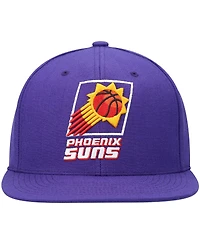 Men's Mitchell & Ness Purple Phoenix Suns Hardwood Classics Team Ground 2.0 Snapback Hat