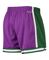 Women's Mitchell & Ness Purple Milwaukee Bucks Jump Shot Shorts