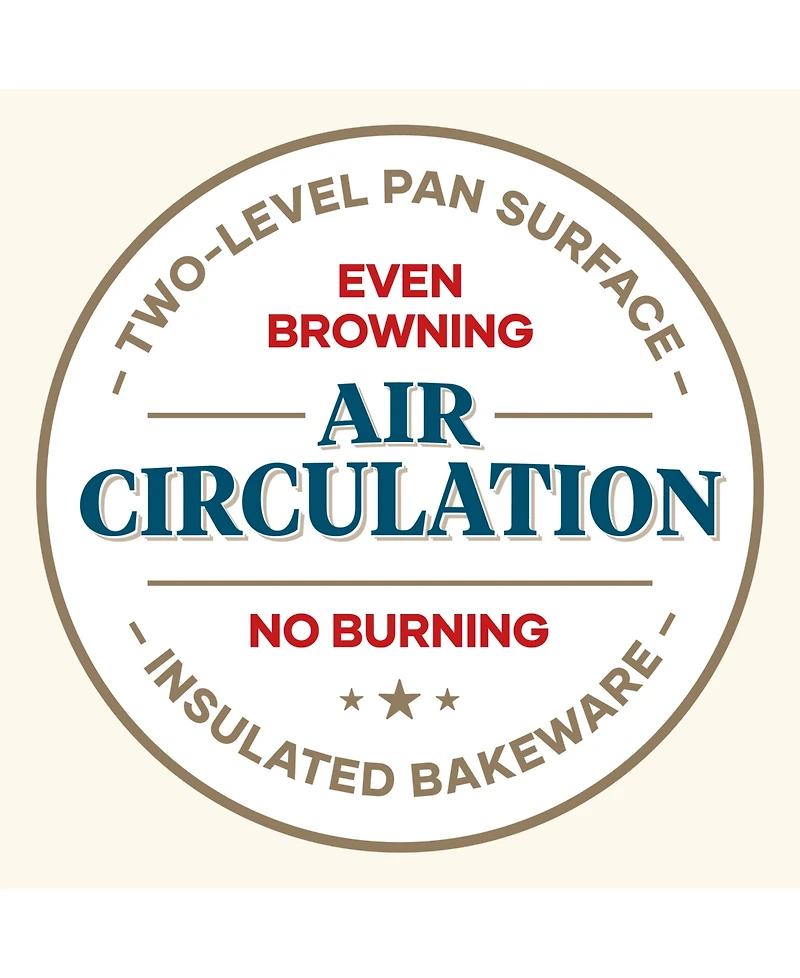 Farberware GoldenBake Bakeware Nonstick Round Cake Pan Set, 2-Piece, Gray