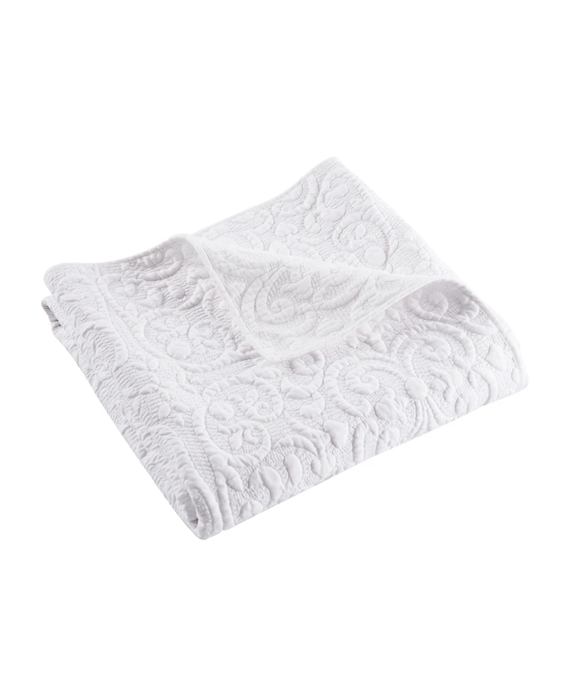 Levtex Sherbourne Scroll Stitch Quilted Throw, 50" x 60"