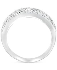 Effy Diamond Round & Baguette Band (3/4 ct. t.w.) in 14k White Gold
