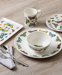 Portmeirion Botanic Garden Harmony Coupe Charger Plates, Set of 4