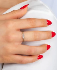 Giani Bernini Cubic Zirconia Baguette Cluster Ring, Created for Macy's