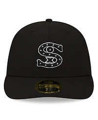 Men's New Era Black Chicago White Sox 2022 Batting Practice Low Profile 59FIFTY Fitted Hat