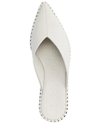 Karl Lagerfeld Paris Women's Vyra Studded Mule Flats