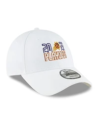 Men's New Era White Phoenix Suns 2022 Nba Playoffs Bubble Letter 9FORTY Adjustable Hat