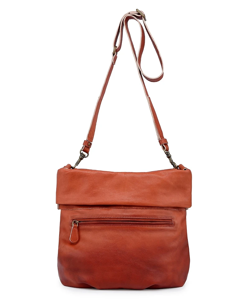 Old Trend Sweet Lotus Leather Bucket Bag