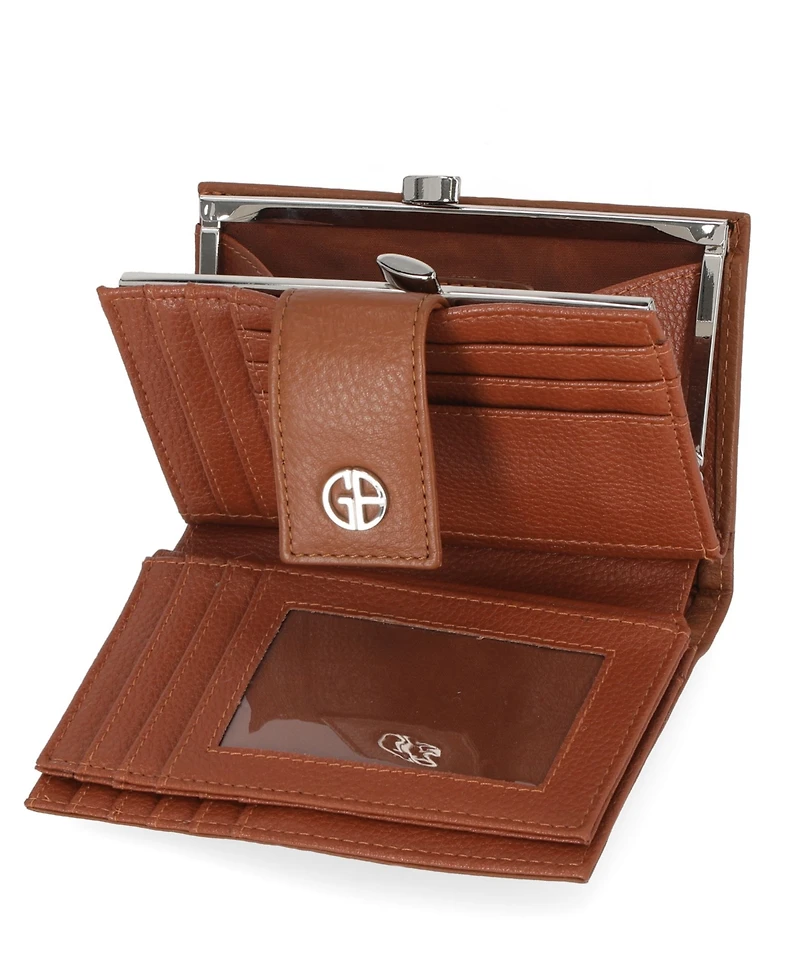 Giani Bernini Framed Indexer Leather Wallet