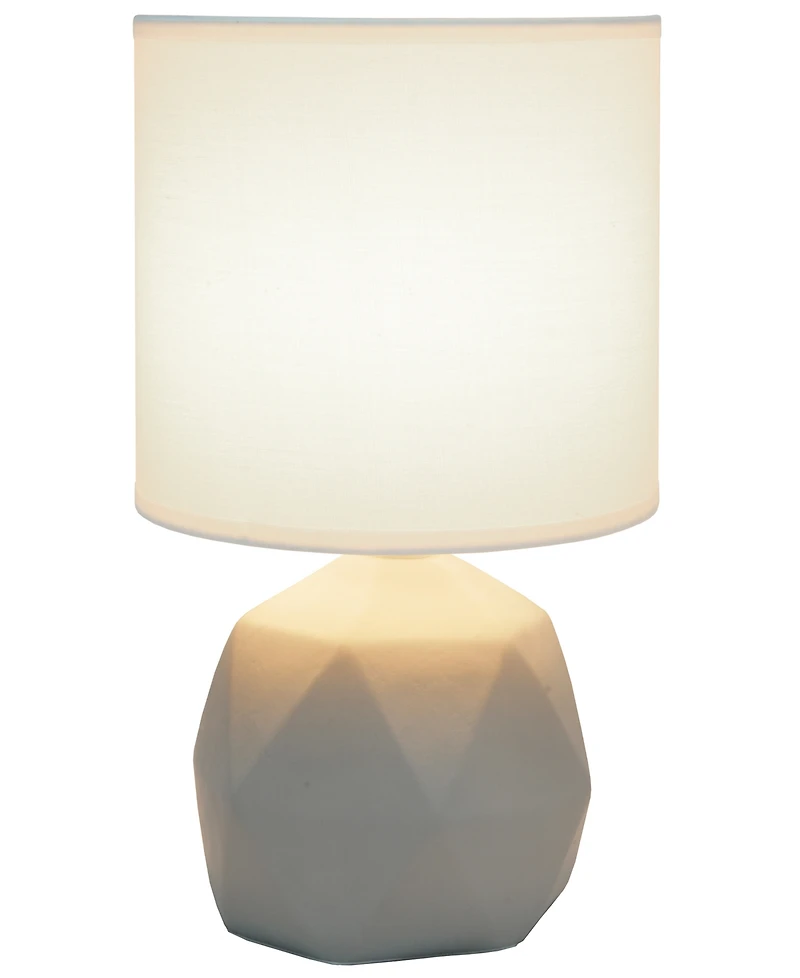 Simple Designs Geometric Concrete Lamp