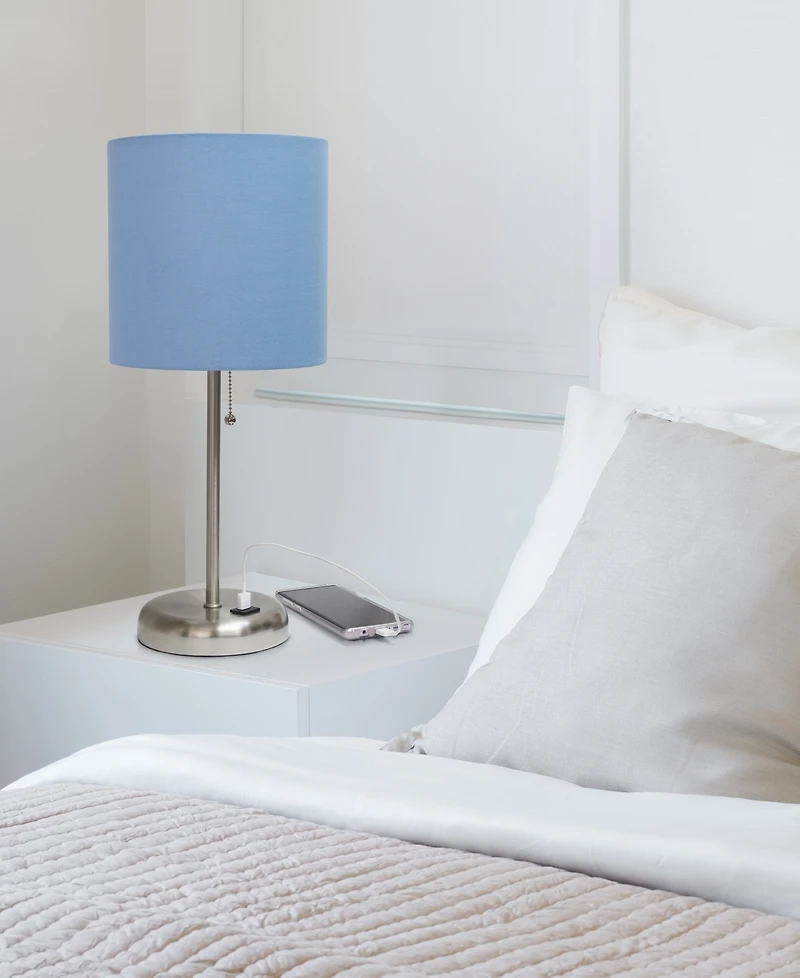 LimeLights Stick Lamp with Usb Charging Port