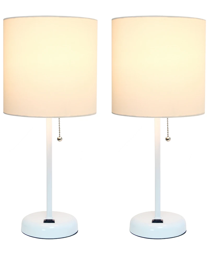 LimeLights Stick Lamp with Charging Outlet