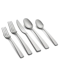 Cambridge Silversmiths Rhyme Mirror With Satin Handles Flatware Set, 20 Piece