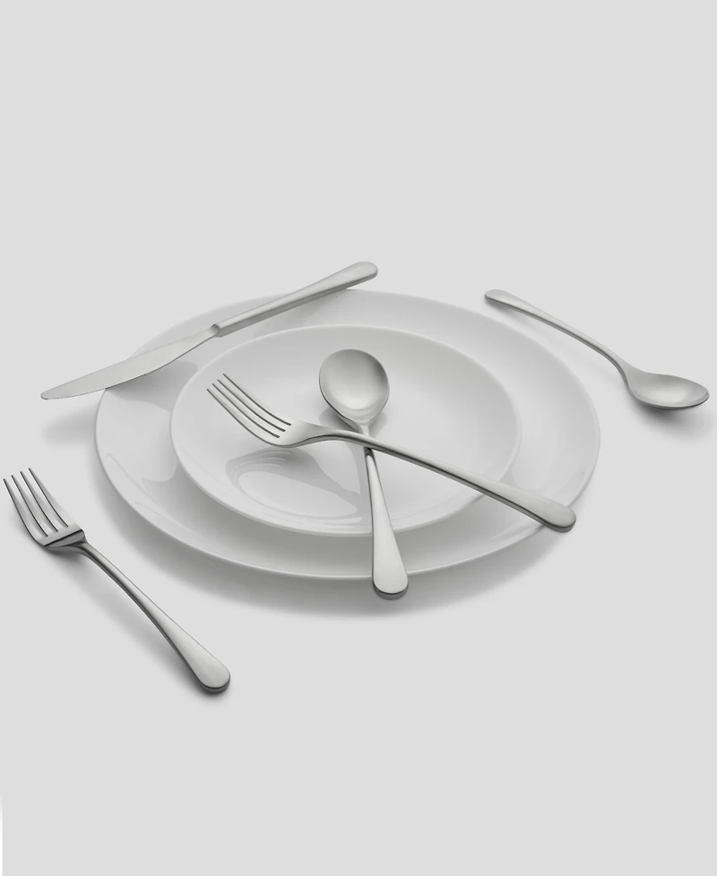 Cambridge Silversmiths Xyla Satin Flatware Set, 20 Piece