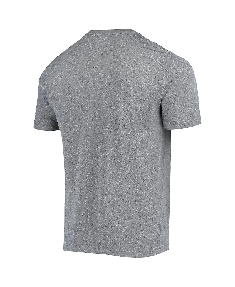 Men's Champion Gray Oklahoma Sooners Wordmark Slash T-shirt