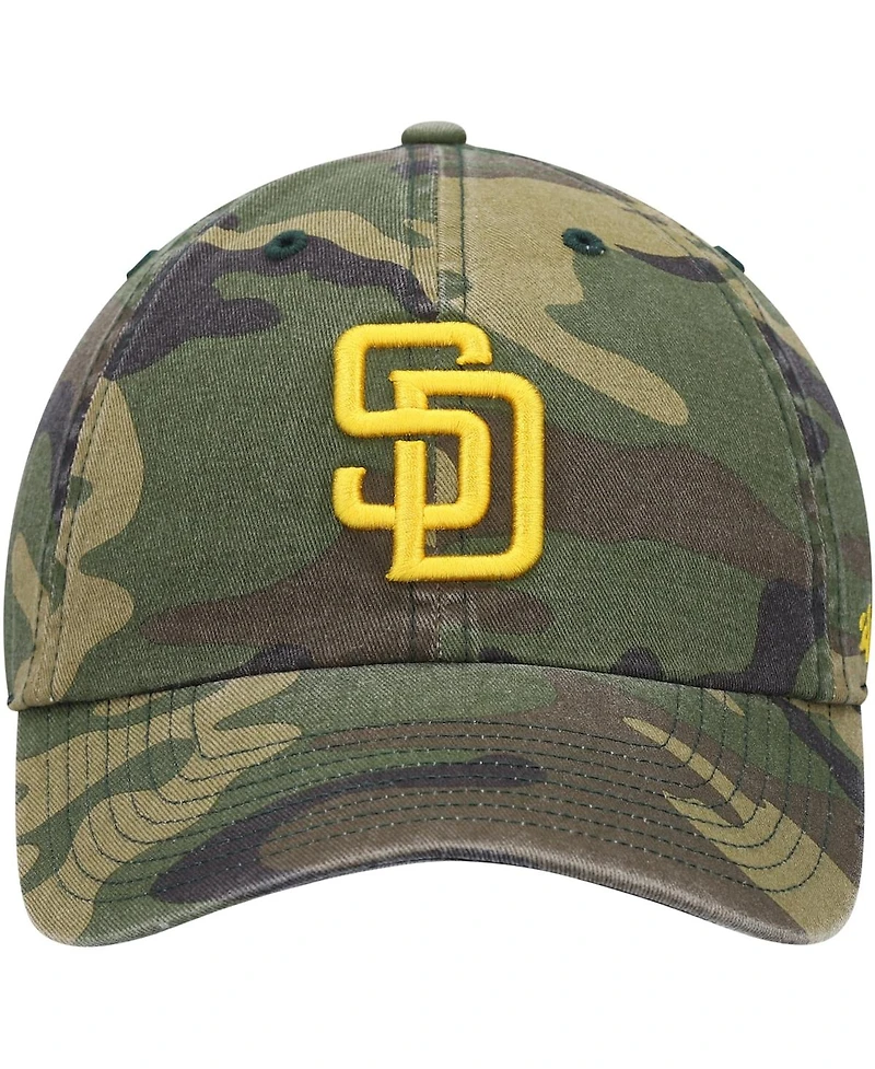 Men's '47 Camo San Diego Padres Team Clean Up Adjustable Hat