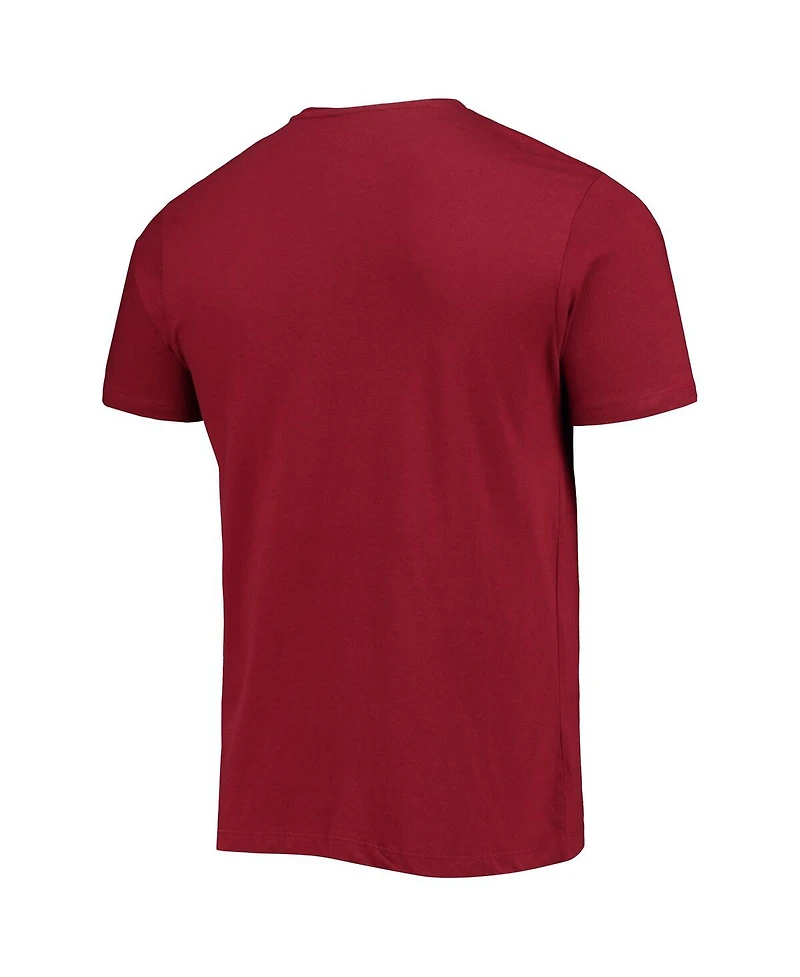 Men's '47 Brand Burgundy Washington Commanders Wordmark Imprint Super Rival T-shirt