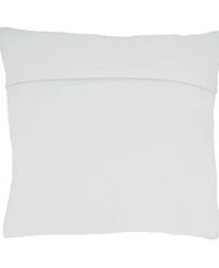 Saro Lifestyle Diamond Chindi Decorative Pillow, 18" x 18"