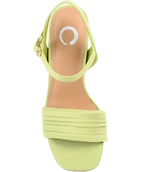 Journee Collection Women's Skiler Block Heel Sandals