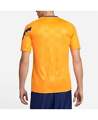 Men's Nike Orange Barcelona 2021/2022 Pre-Match Performance Top